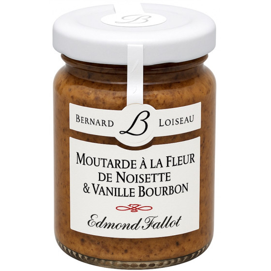 MOUTARDE A LA FLEUR DE NOISETTE & VANILLE BOURBON EDMOND FALLOT 100G