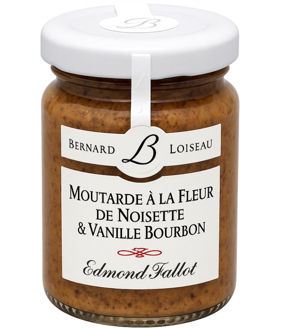 MOUTARDE A LA FLEUR DE NOISETTE & VANILLE BOURBON EDMOND FALLOT 100G