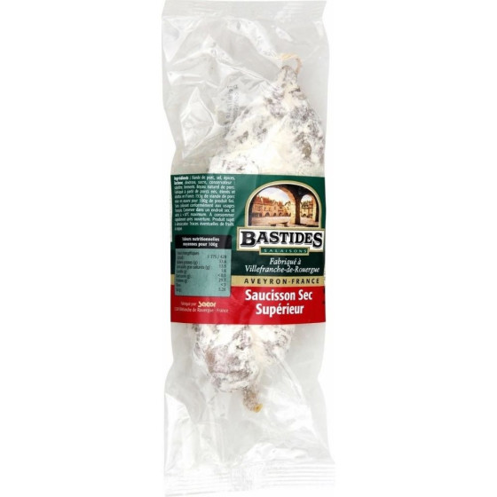 SAUCISSON SEC SUPERIEUR BASTIDES SALAISONS 250G