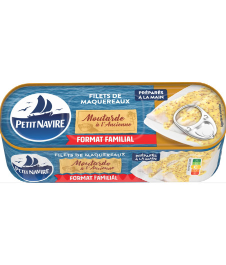 FILETS DE MAQUEREAUX 225 G