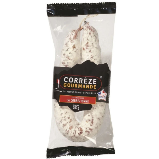 SAUCISSE SECHE PUR PORC QUALITE SUPERIEURE 300G