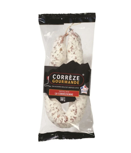 SAUCISSE SECHE PUR PORC QUALITE SUPERIEURE 300G