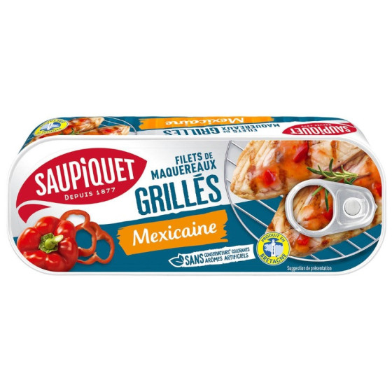 FILETS DE MAQUEREAUX (GRILLES A LA MEXICAINE) 120G