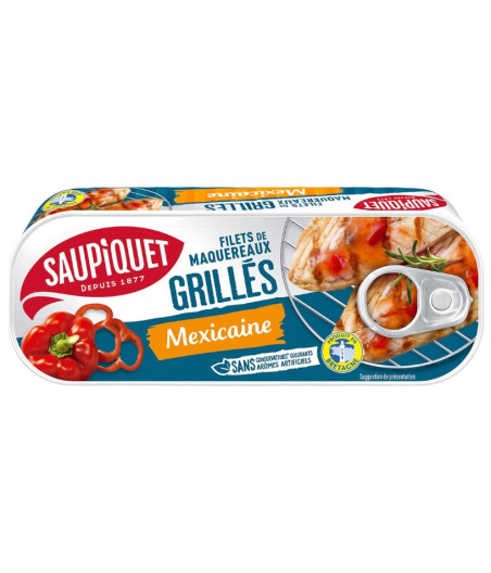 FILETS DE MAQUEREAUX (GRILLES A LA MEXICAINE) 120G