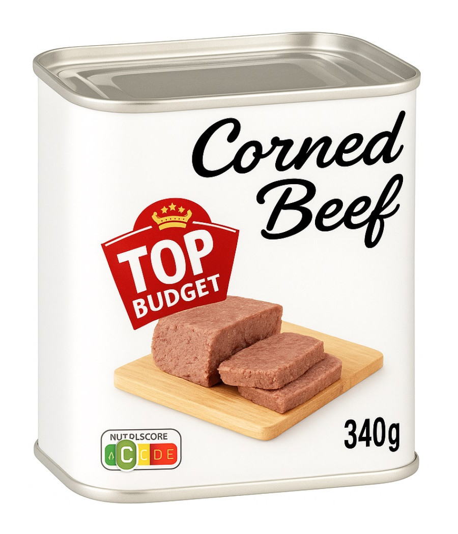 CORNED BEEF TOP BUDGET 340G