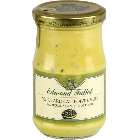 MOUTARDE AU POIVRE VERT EDMOND FALLOT 210G