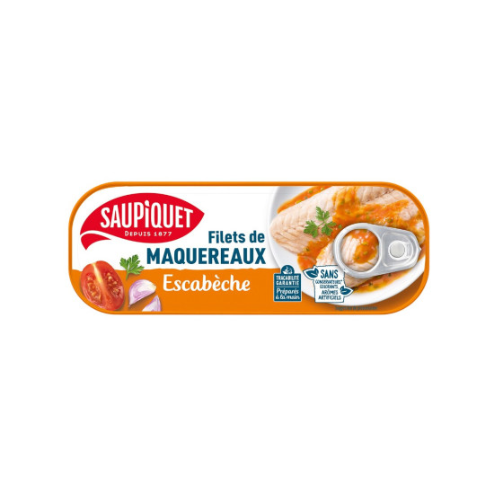 FILETS DE MAQUEREAUX ESCABECHE 169G