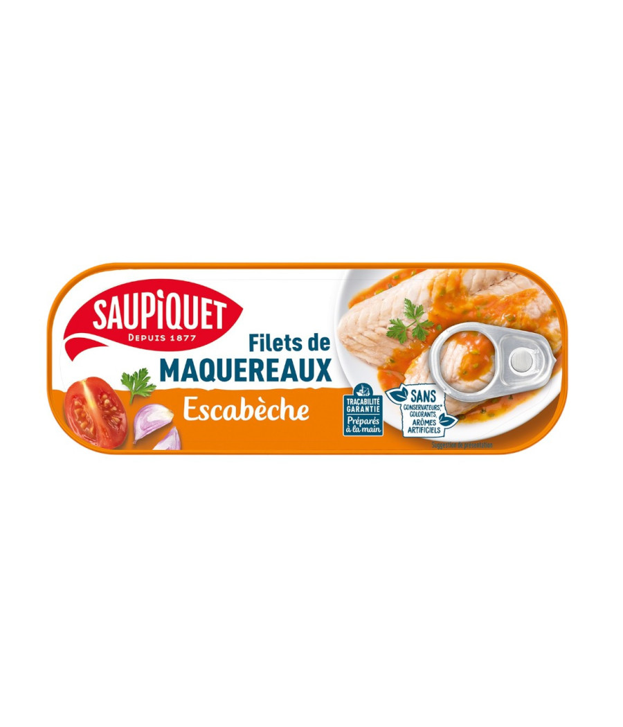 FILETS DE MAQUEREAUX ESCABECHE 169G