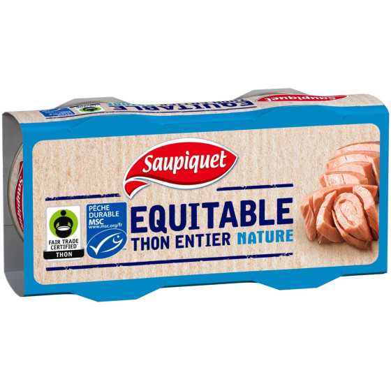 THON ENTIER NATURE SAUPIQUET 112 G (2 X 56 G)