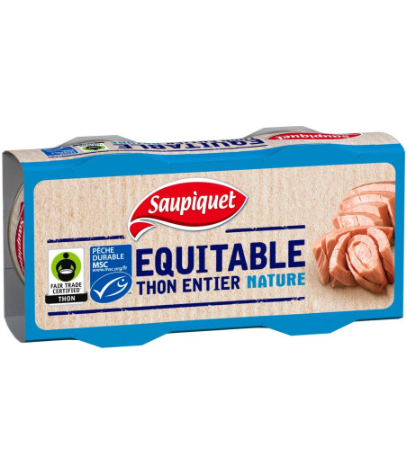 THON ENTIER NATURE SAUPIQUET 112 G (2 X 56 G)