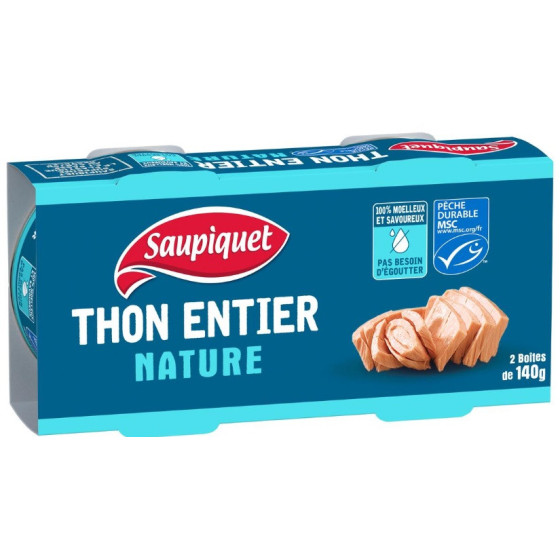 THON ENTIER NATURE 2 X 140G