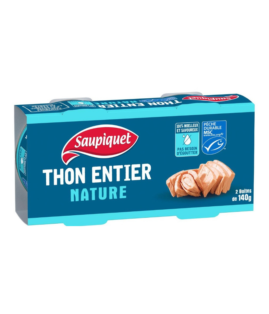 THON ENTIER NATURE 2 X 140G