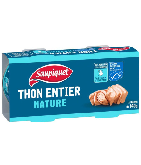 THON ENTIER NATURE 2 X 140G