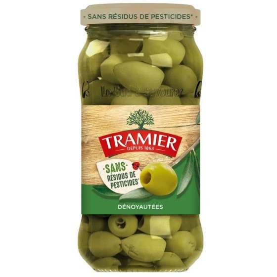 OLIVE VERTE DENOYAUTEES TRAMIER 335G