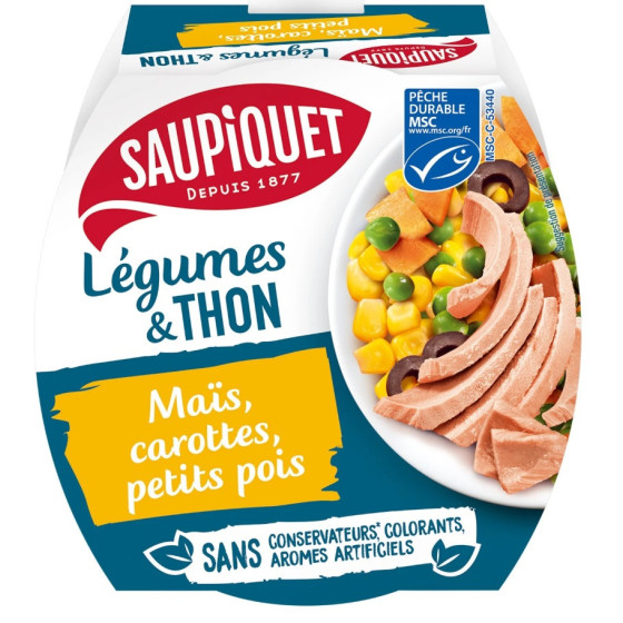 LEGUMES ET THON 160G