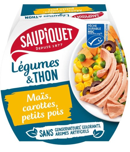 LEGUMES ET THON 160G