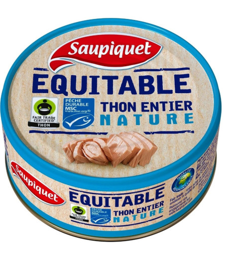 THON ENTIER NATURE EQUITABLE SAUPIQUET 112G