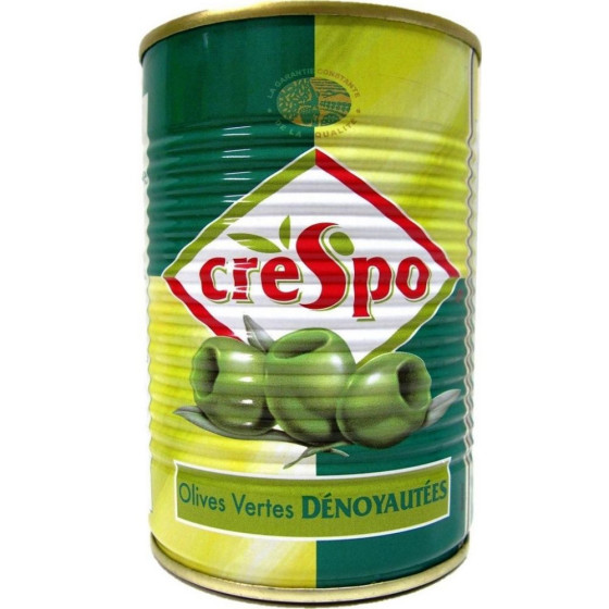 OLIVES VERTES DENOYAUTEES CRESPO 180G