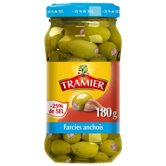 OLIVES FARCIES AUX ANCHOIS TRAMIER 180G