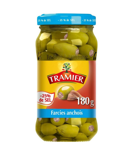OLIVES FARCIES AUX ANCHOIS TRAMIER 180G