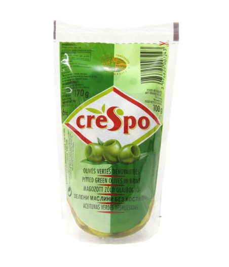 OLIVES VERTES DENOYAUTEES CRESPO 100G