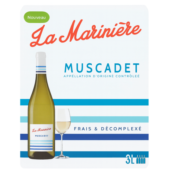 VIN BLANC  LA MARINIERE  AOC MUSCADET 3L