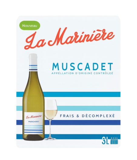 VIN BLANC  LA MARINIERE  AOC MUSCADET 3L