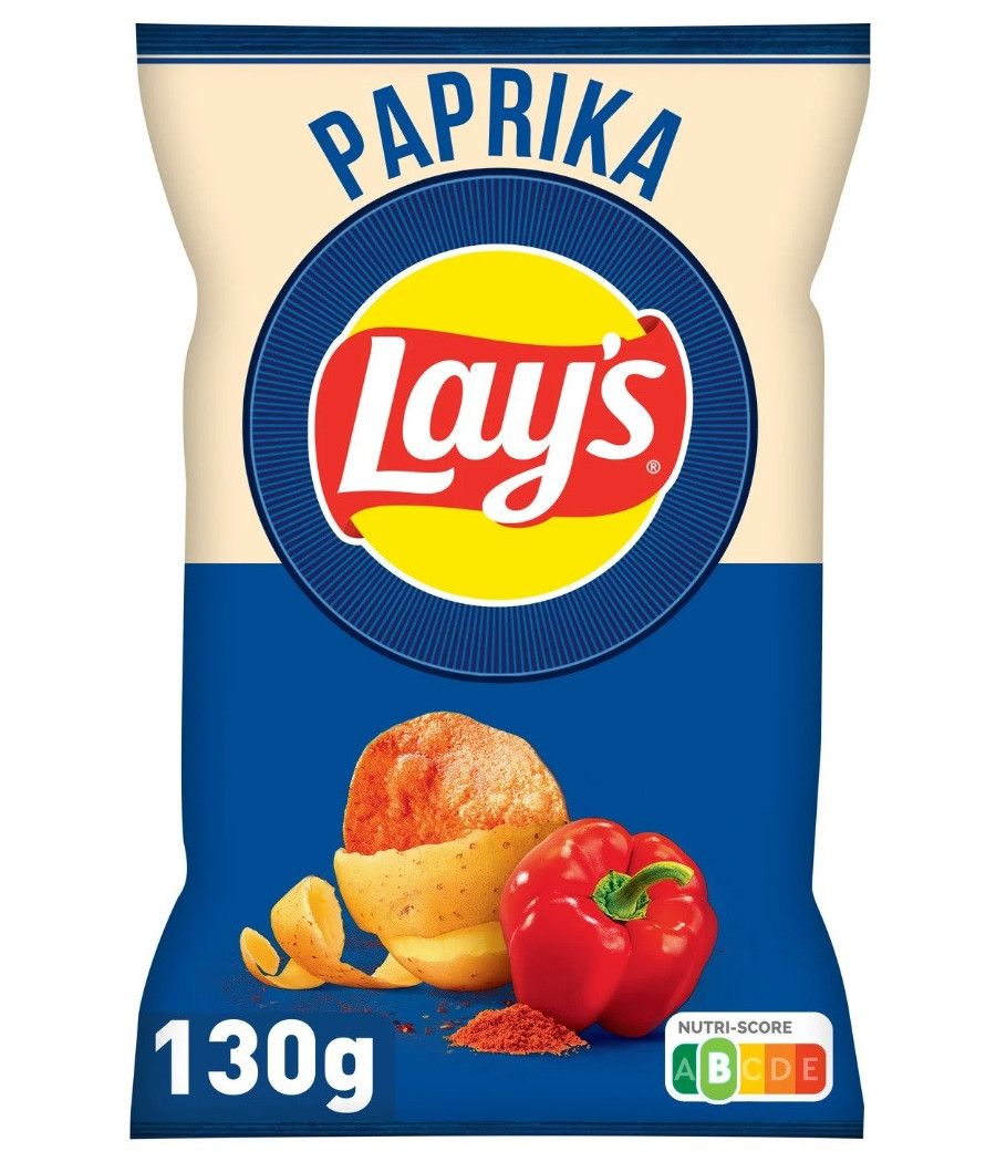 CHIPS SAVEUR PAPRIKA LAY'S 130G
