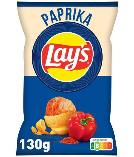 CHIPS LAY'S SAVEUR PAPRIKA 130G