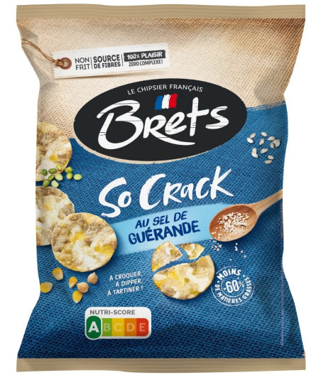 CHIPS CRACK AU SEL DE GUERANDE BRET'S 70G