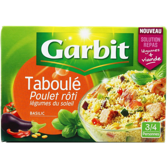 TABOULE POULET ROTI GARBIT 525G