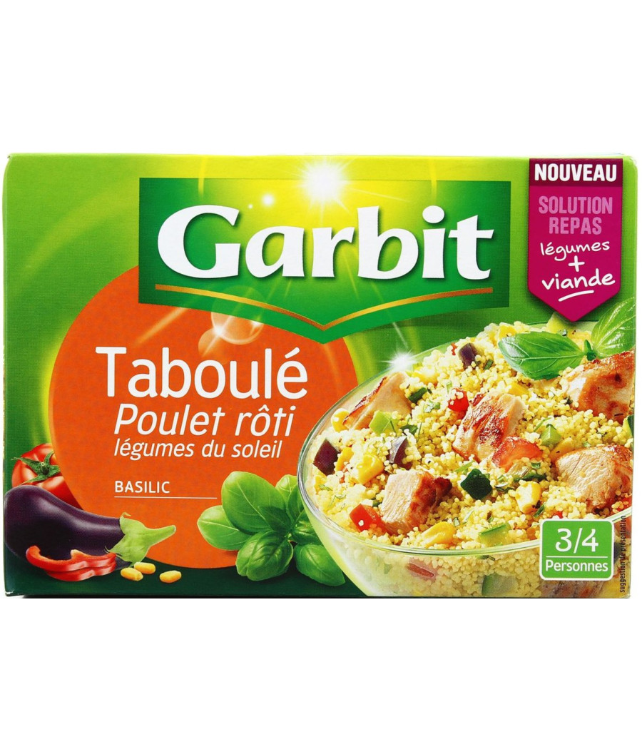 TABOULE POULET ROTI GARBIT 525G