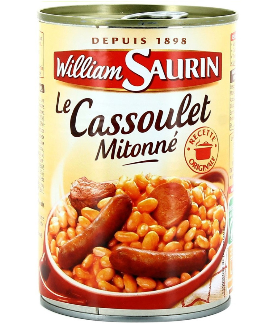 LE CASSOULET MITONNE WILLIAM SAURIN 420G