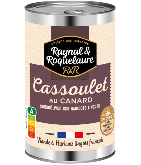 CASSOULET AU CANARD RAYNAL ET ROQUELAURE 420G