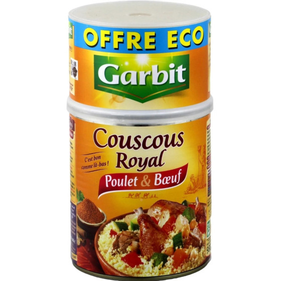 COUSCOUS ROYAL POULET BOEUF GARBIT 980G