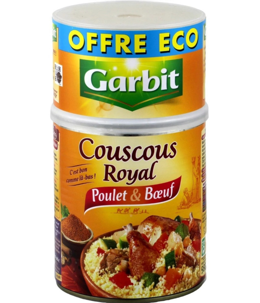 COUSCOUS ROYAL POULET BOEUF GARBIT 980G