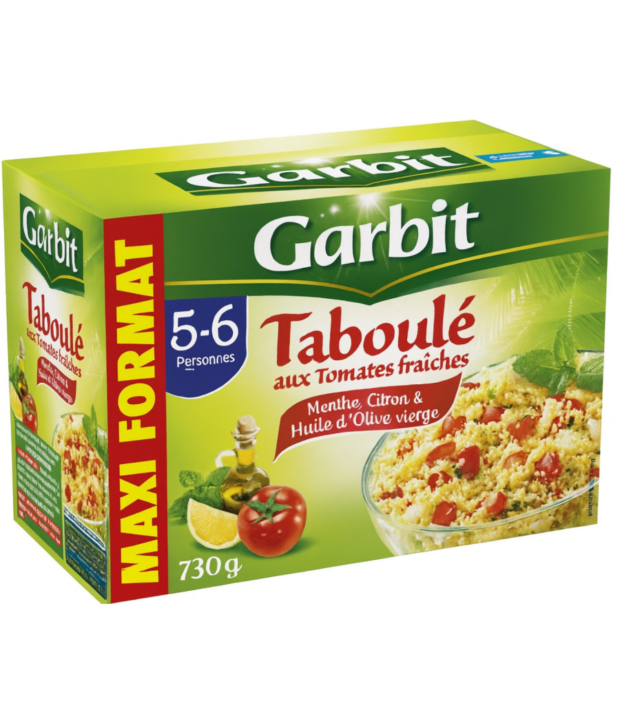 TABOULE AUX TOMATES GARBIT 730 G