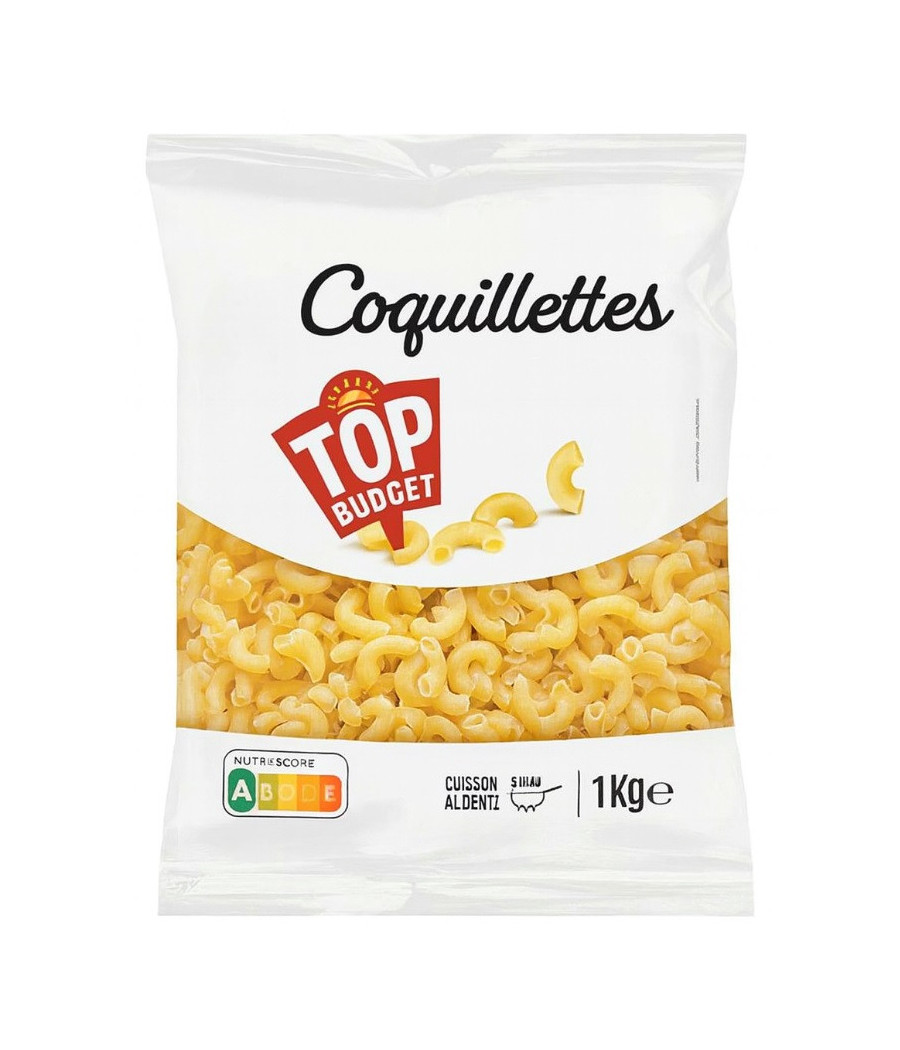 PATES COQUILLETTES TOP BUDGET 1KG
