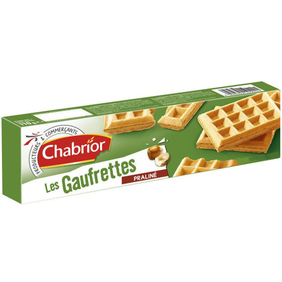 GAUFRETTES PRALINÉ CHABRIOR 110G