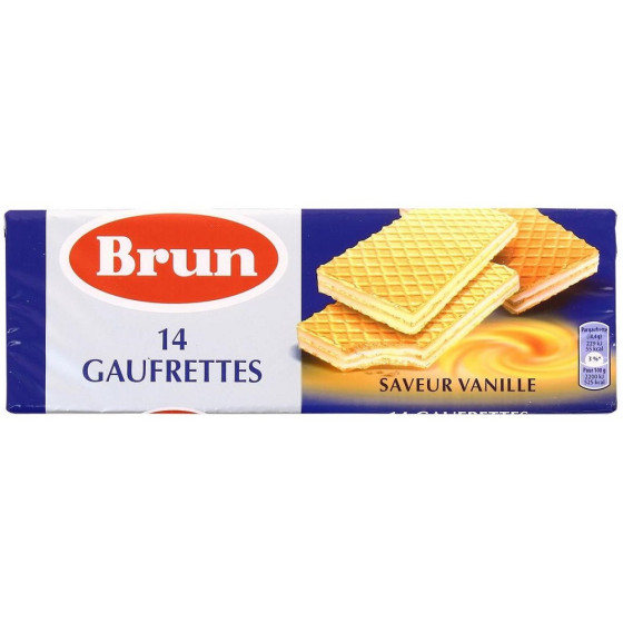 GAUFRETTES BRUN VANILLE 146G