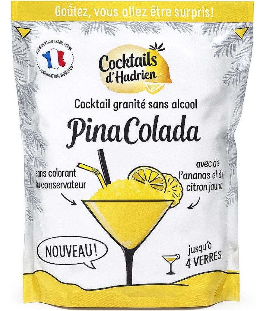 PINA COLADA GRANITE SANS ALCOOL COCKTAILS D'HADRIEN 60CL