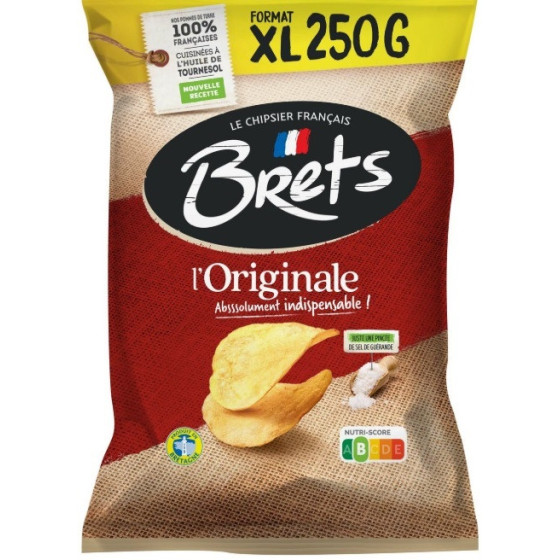 CHIPS L'ORIGINAL FORMAT XL BRETS 250G
