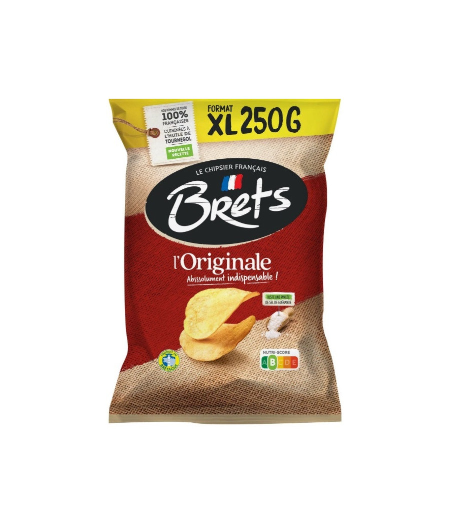 CHIPS L'ORIGINAL FORMAT XL BRETS 250G