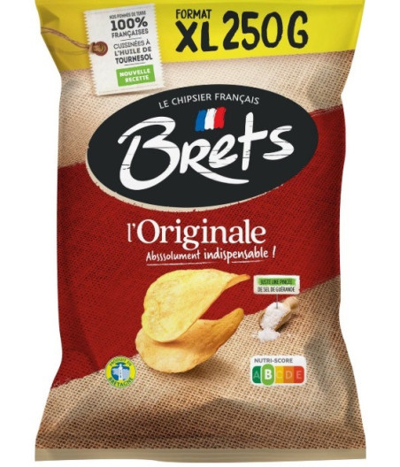 CHIPS L'ORIGINAL FORMAT XL BRETS 250G