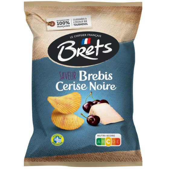 CHIPS SAVEUR BREBIS CERISE NOIRE BRETS 125G