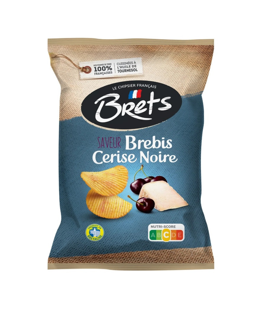 CHIPS SAVEUR BREBIS CERISE NOIRE BRETS 125G