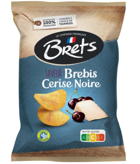 CHIPS SAVEUR BREBIS CERISE NOIRE BRETS 125G