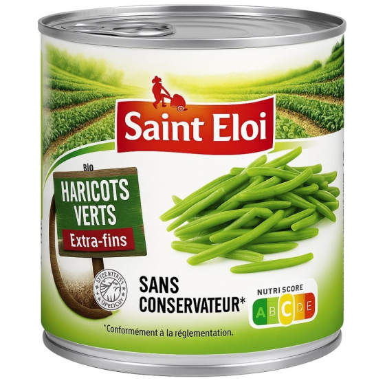 HARICOTS VERTS EXTRA FINS 1/2 SAINT ELOI 400G