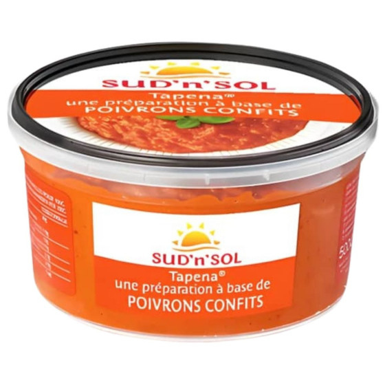 TAPENA DE POIVRONS CONFITS  SUD'N'SOL 500G