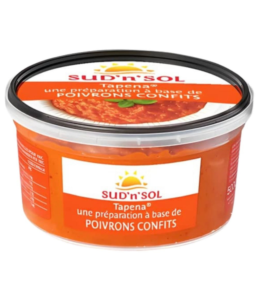 TAPENA DE POIVRONS CONFITS  SUD'N'SOL 500G